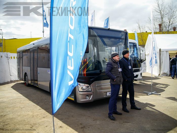Компания ТЕХИНКОМ организовала презентацию нового семейства автобусов Vector Next