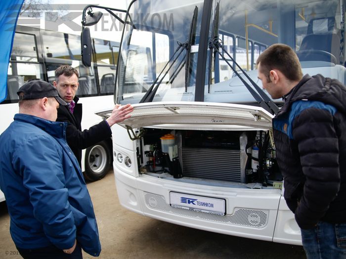 Компания ТЕХИНКОМ организовала презентацию нового семейства автобусов Vector Next