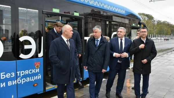 В Ростове-на-Дону началась тестовая эксплуатация электробуса КАМАЗ