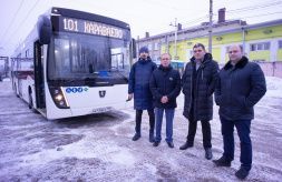 В Калуге протестируют автобус НЕФАЗ