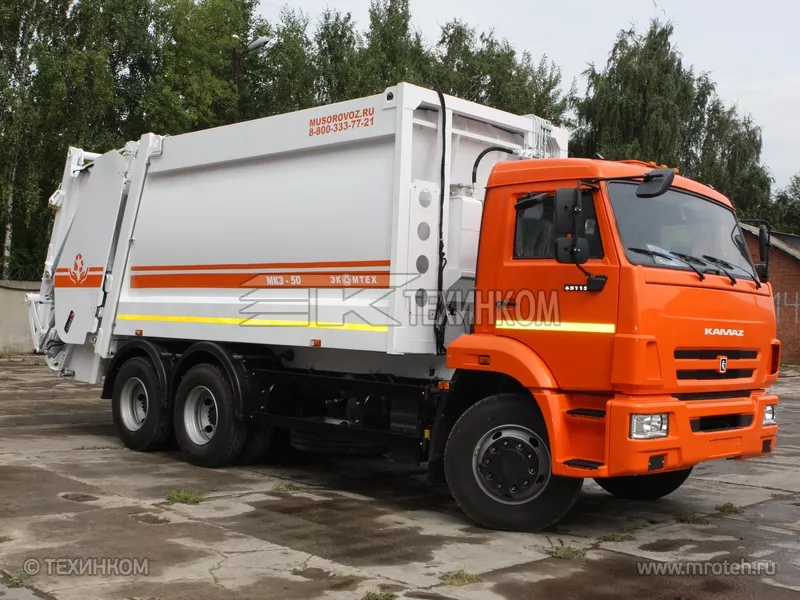 Мусоровоз МКЗ-50-20 на шасси КАМАЗ 65115