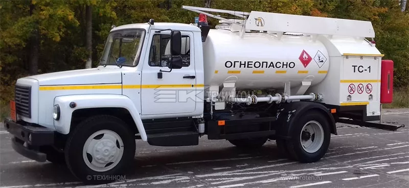 Авто­топ­ли­во­зап­рав­щик аэродромный ЛКТ-4 ТЗА 4690М4 на шасси ГАЗ С41R13