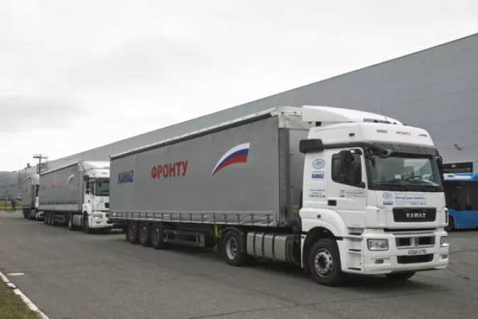 «КАМАЗ» готовит к отправке в зону СВО очередную партию гуманитарного груза