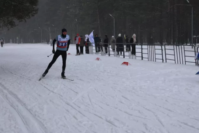 На «КАМАЗе» состоялось открытое первенство по лыжным гонкам