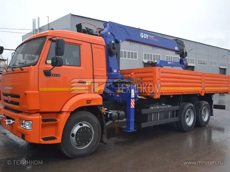 Кран-манипулятор Dong Yang SS1414 на базе КАМАЗ-65115