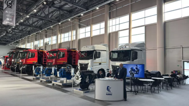 Новейшие автомобили КАМАЗ К5 на выставке в Казани