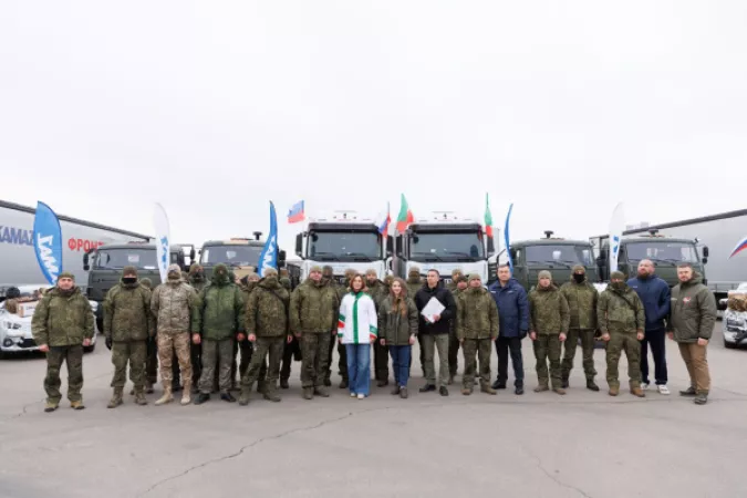 Гуманитарный груз от «КАМАЗа» передан бойцам СВО