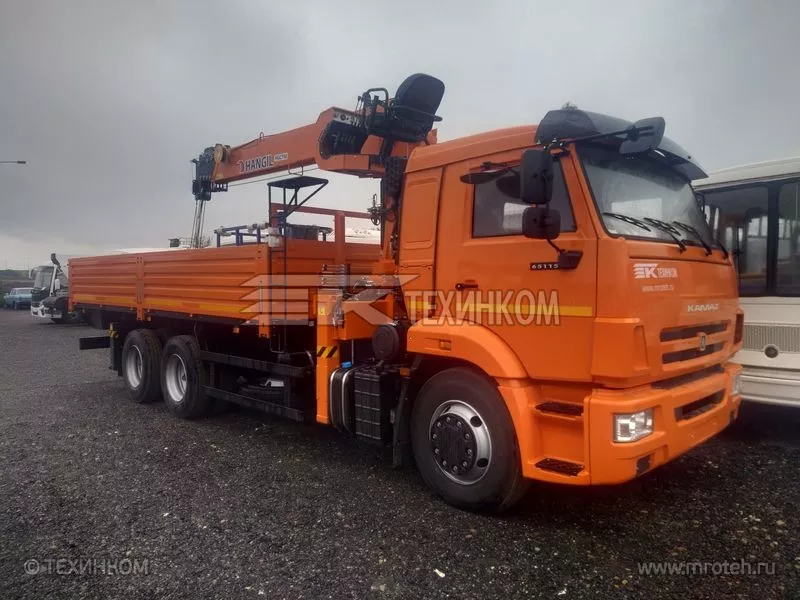Кран-манипулятор Hangil HGC 756 на базе КАМАЗ-65115