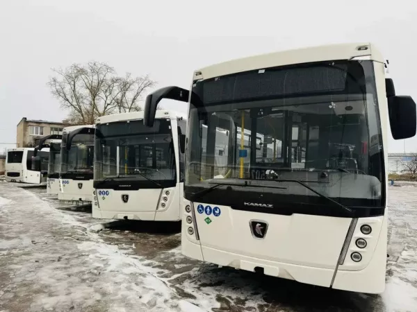 В Череповец поступили газомоторные автобусы НЕФАЗ