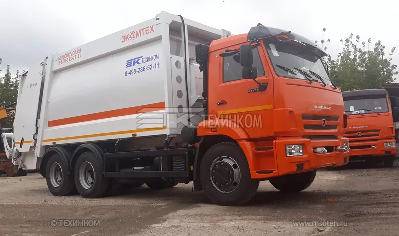 Мусоровоз МКЗ-50-18 на шасси КАМАЗ 65115