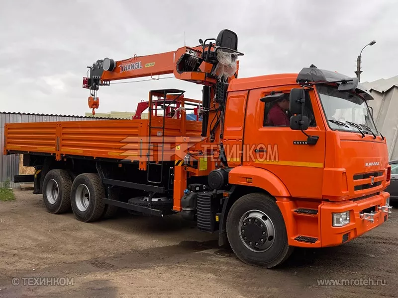 Кран-манипулятор Hangil HGC 986 на базе КАМАЗ-65115