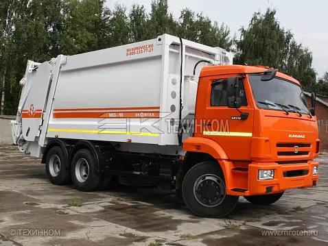 Мусоровоз МКЗ-50-20 на шасси КАМАЗ 65115
