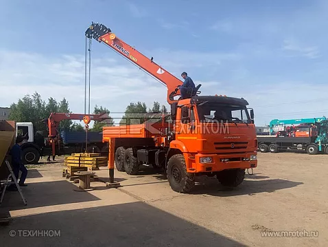 Кран-манипулятор Hangil HGC 756 на базе КАМАЗ-43118