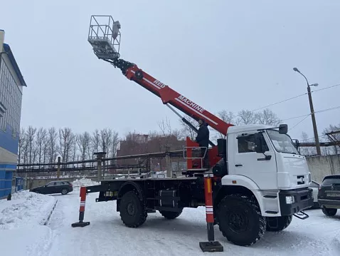 Автогидроподъемник Red Machine/22 на шасси КАМАЗ-43502