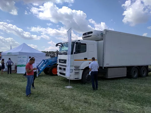 Автотехника КАМАЗ на выставке в Туле