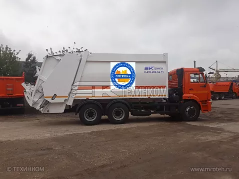Мусоровоз МКЗ-50-18 на шасси КАМАЗ 65115