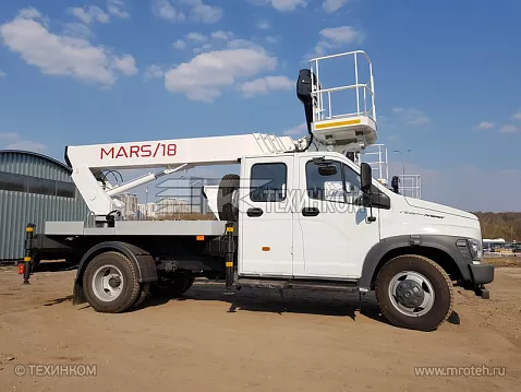 Автогидроподъемник MARS/18 на базе ГАЗ C42R33