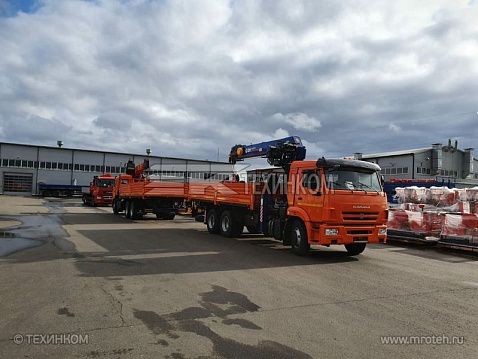 Кран-манипулятор Dong Yang SS2037 на базе КАМАЗ-65115