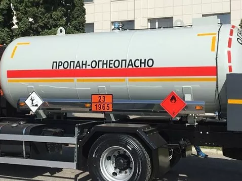 Автоцистерна для СУГ 12м3 на базе КАМАЗ-43253