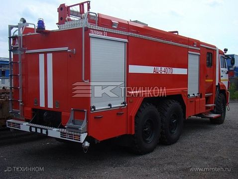 Автоцистерна пожарная АЦ-8-40(70) (43118) кабина салонного типа