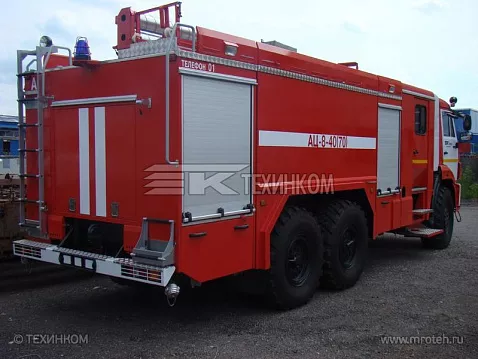 Автоцистерна пожарная АЦ-8-40(70) (43118) кабина салонного типа