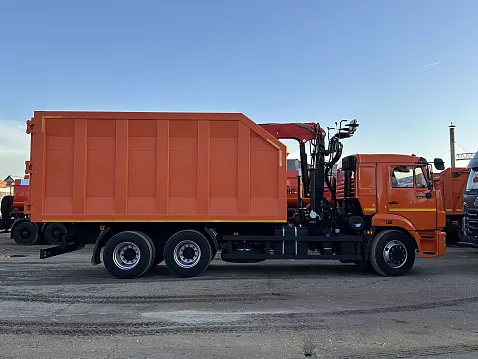 Ломовоз на шасси КАМАЗ 65115-3094-48 с КМУ