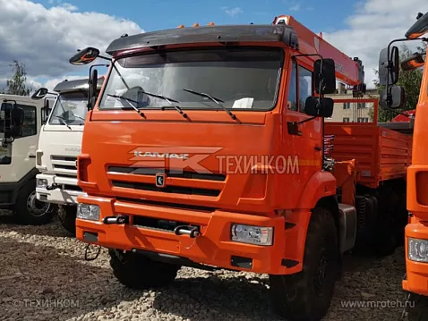 Кран-манипулятор Hangil HGC 756 на базе КАМАЗ-43118