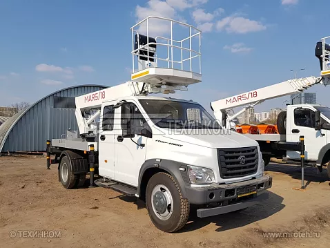Автогидроподъемник MARS/18 на базе ГАЗ C42R33