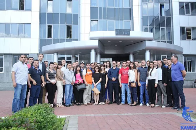Крымские студенты на «КАМАЗе»