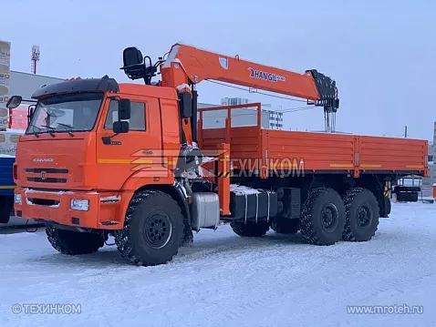 Кран-манипулятор Hangil HGC 987 на базе КАМАЗ-43118