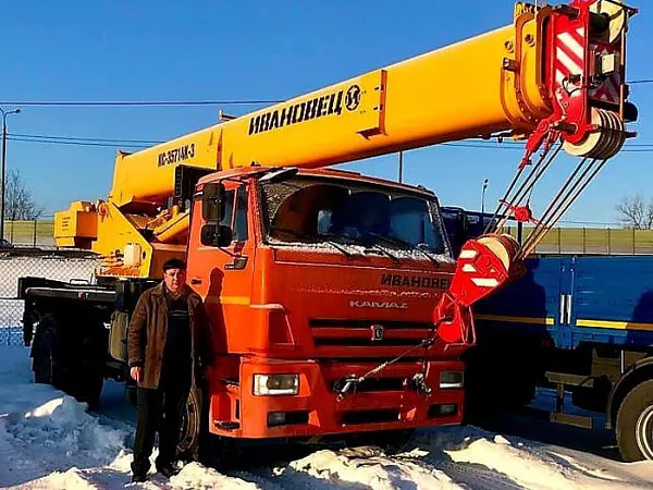 Поставка автокрана Ивановец КС-35714К-3 в Воронеж