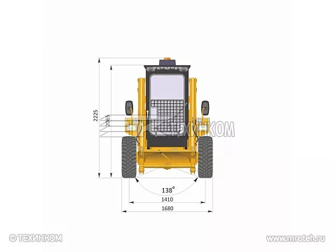 Мини-погрузчик с бортовым поворотом МКСМ 800Н