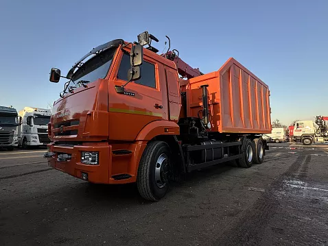 Ломовоз на шасси КАМАЗ 65115-3094-48 с КМУ